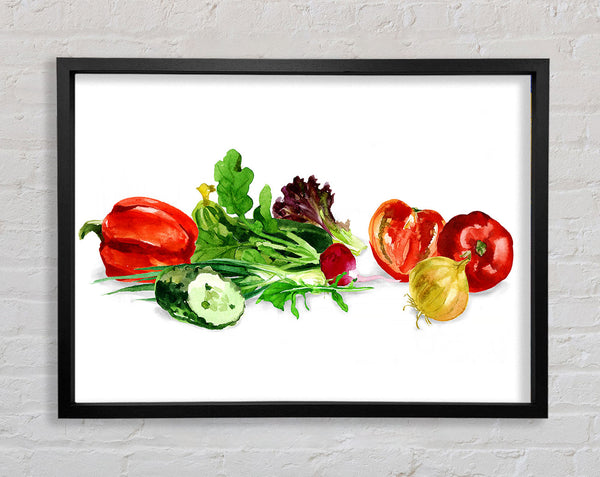 Salad Selection 1 Framed Print