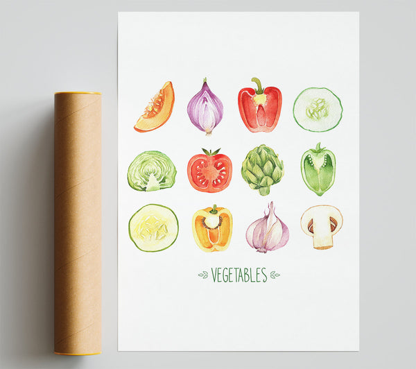 Vegetable Selection 1 Giclee Print