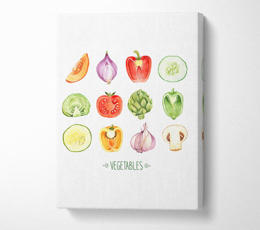 Vegetable Selection 1 Canvas Wall Art