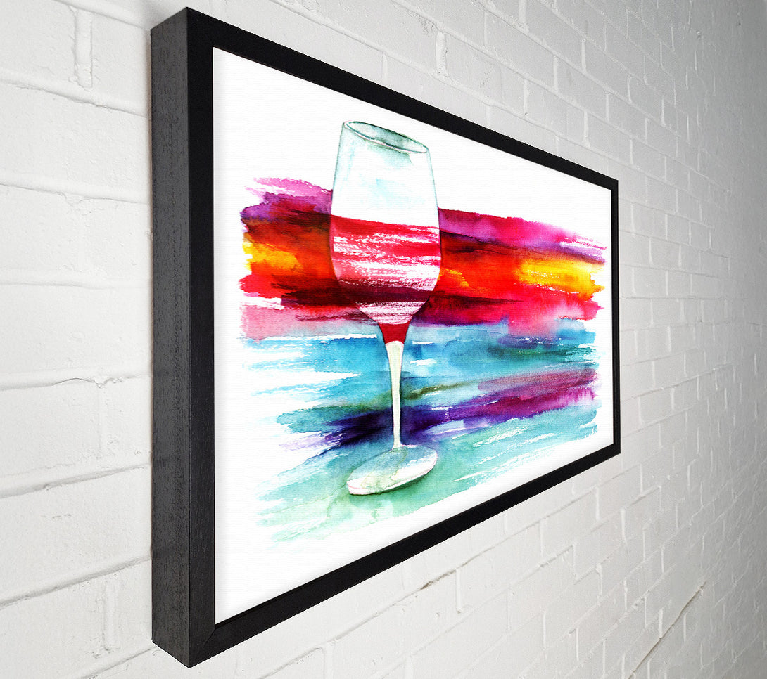  A Canvas Print of Wine Rainbow Canvas Wall Art