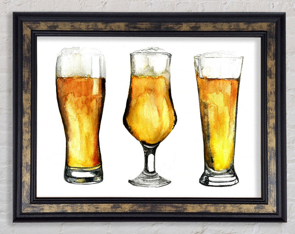Beer Time 2 Framed Print