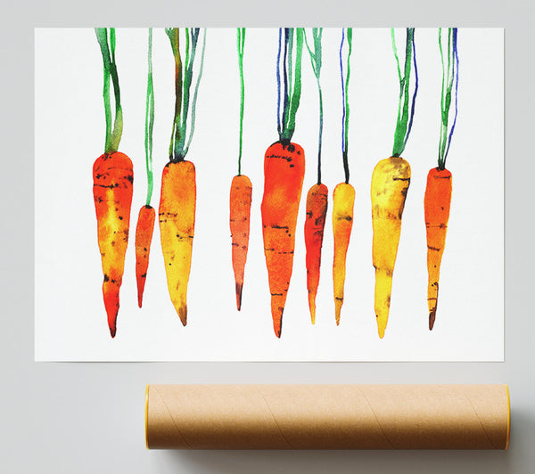 Dangling Carrots Poster