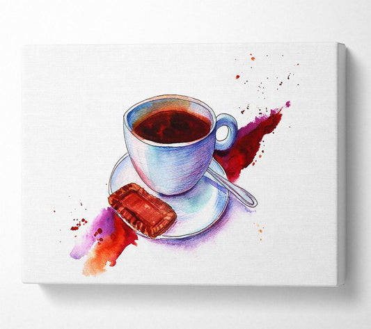 Tea And Biscuits Canvas Wall Art