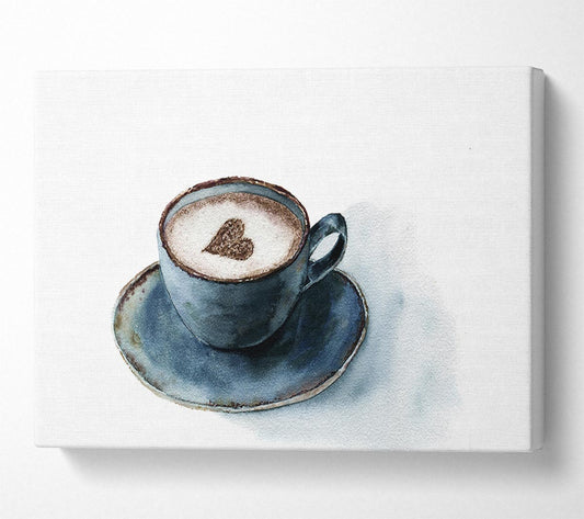 Coffee Love Canvas Wall Art