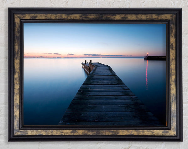 Blue Paradise Framed Print