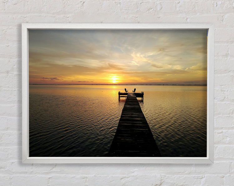 Sunset Waters 1 WallartDirect