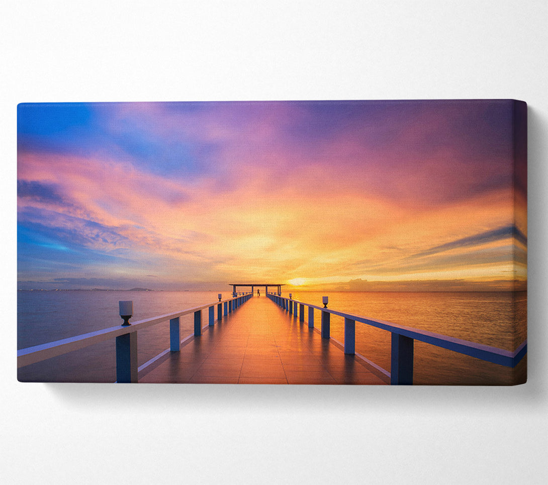  A Canvas Print of The Perfect Sunset Canvas Wall Art