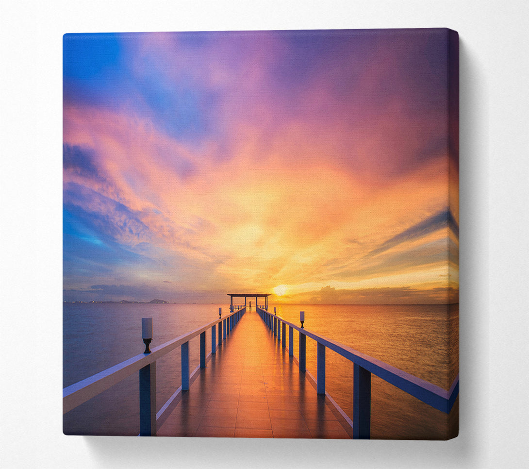  A Canvas Print of The Perfect Sunset Canvas Wall Art