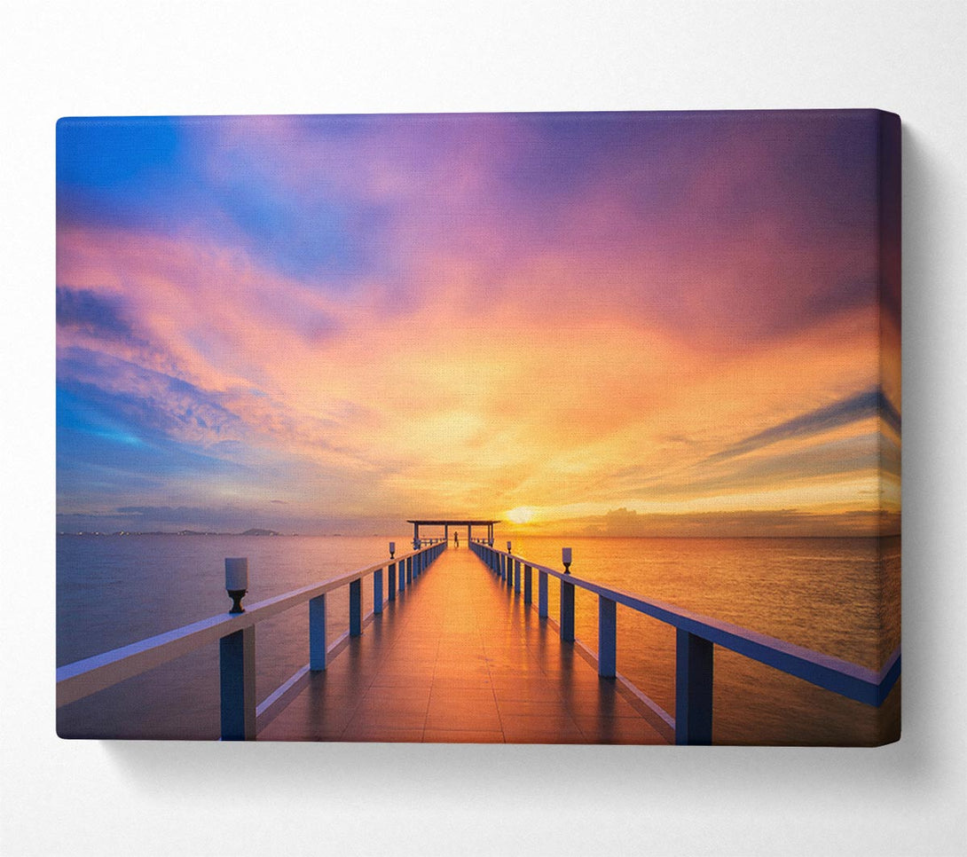  A Canvas Print of The Perfect Sunset Canvas Wall Art