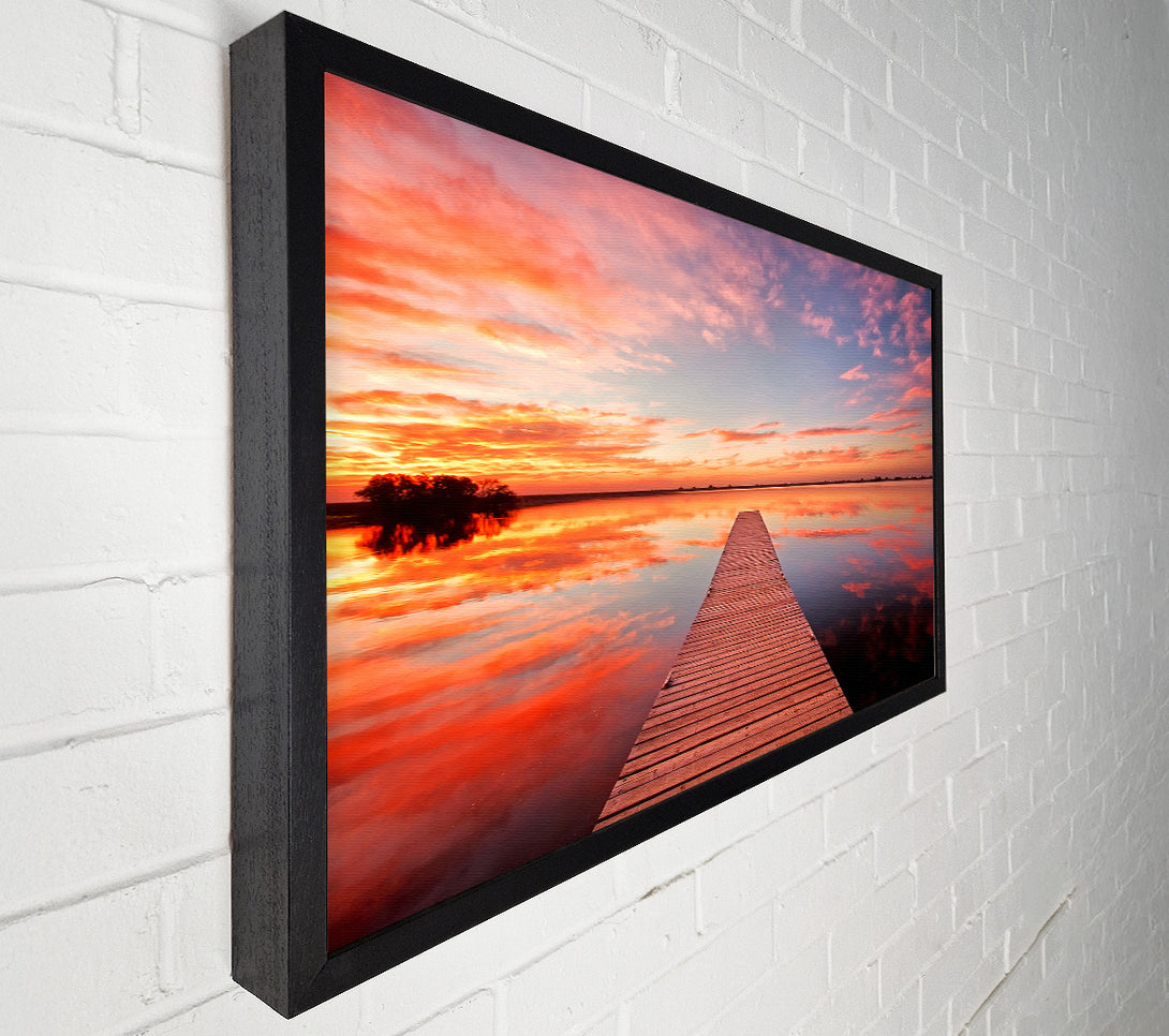  A Canvas Print of Fire sky Canvas Art