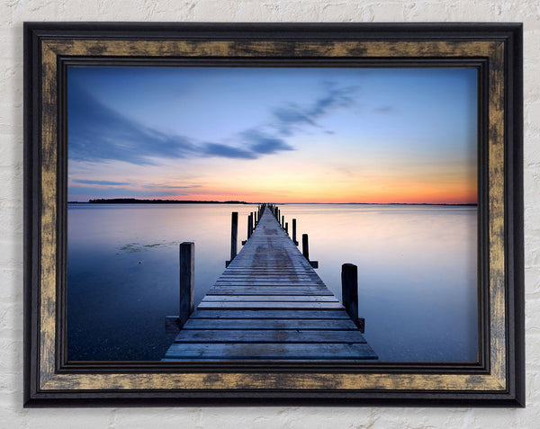 Blue Perfection Framed Print