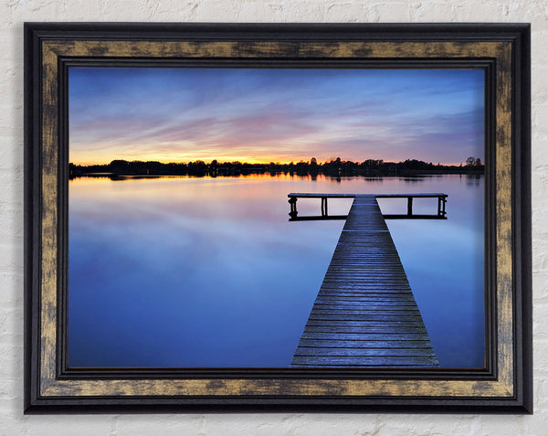 Calmness Of Water Framed Print