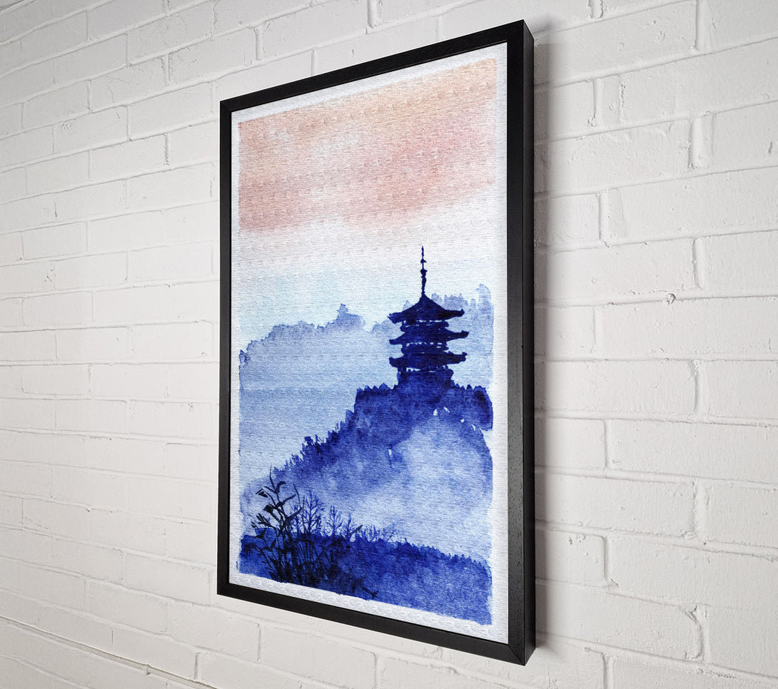  A Canvas Print of Japanese Winter Canvas Wall Art