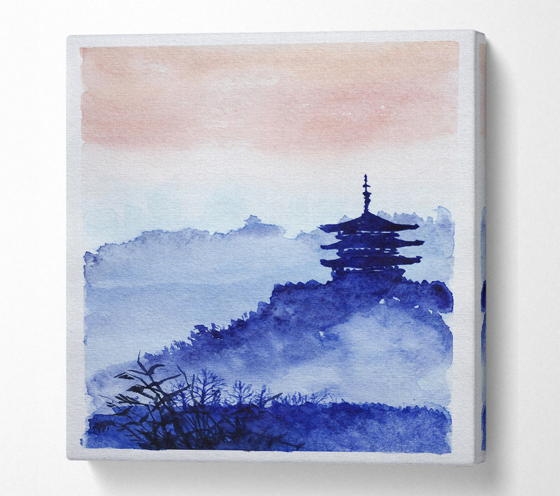  A Canvas Print of Japanese Winter Canvas Wall Art