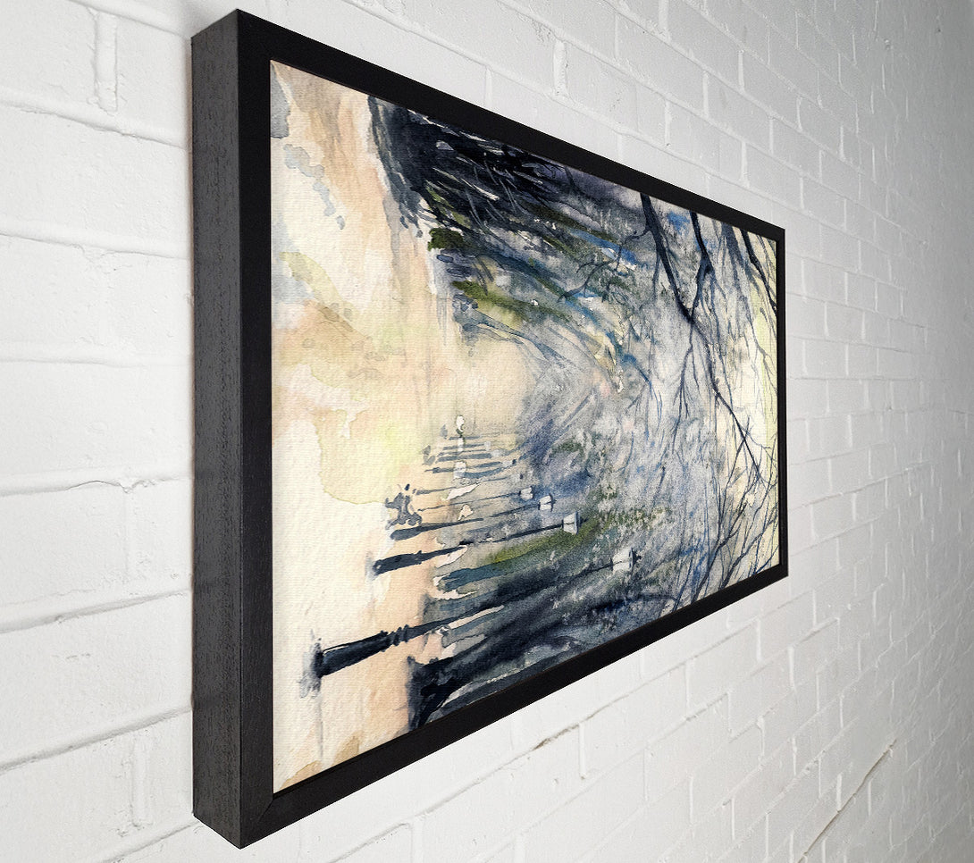  A Canvas Print of Tree Canopy Walk Canvas Art