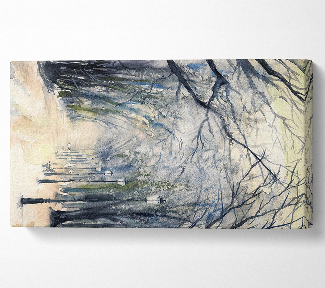  A Canvas Print of Tree Canopy Walk Canvas Art