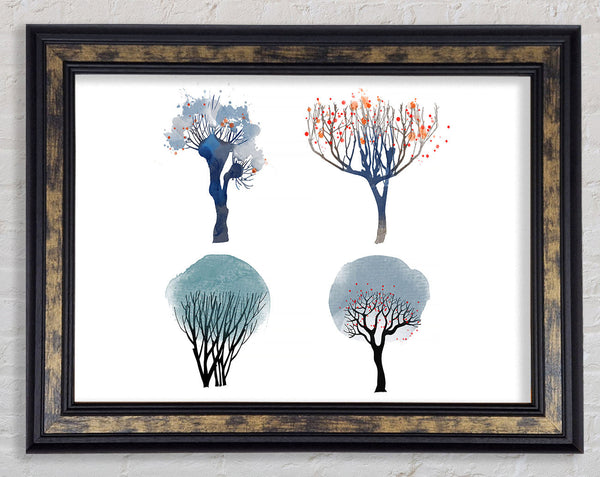 Four Seasons 1 Framed Print