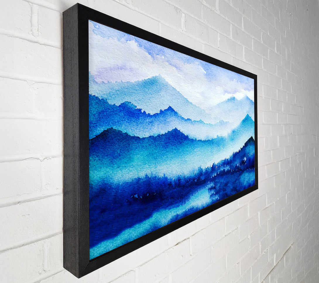  A Canvas Print of Ice Blue Winter Canvas Print