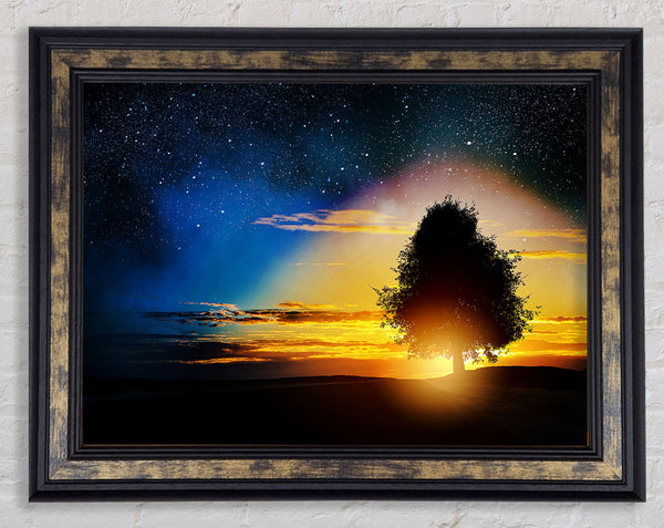 As The Stars Fall Framed Print