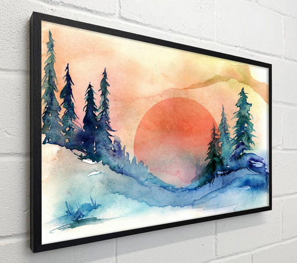 Red Winter Sun