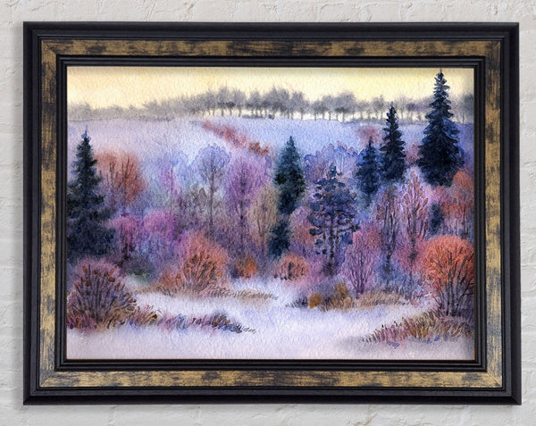 Winter Marvel Framed Print