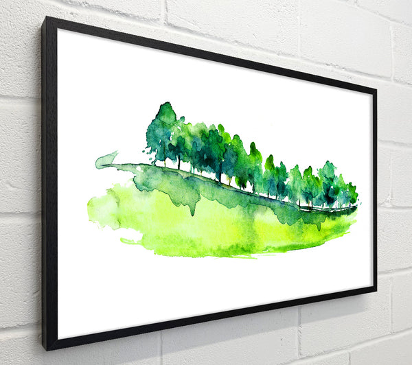 Field Of Green Trees