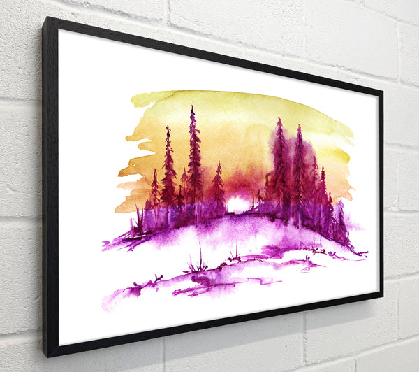 Purple Distant Trees