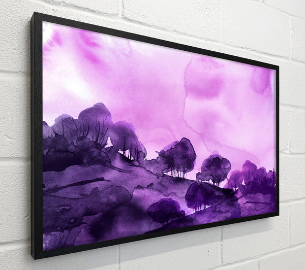 Purple Tree Abstract