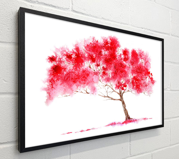 Pink Abstract Tree
