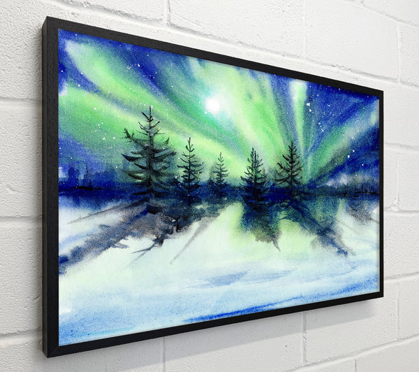 Northern Light Moon Burst