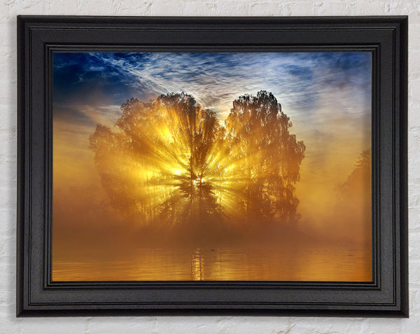 Goldener Sunburst-Baum