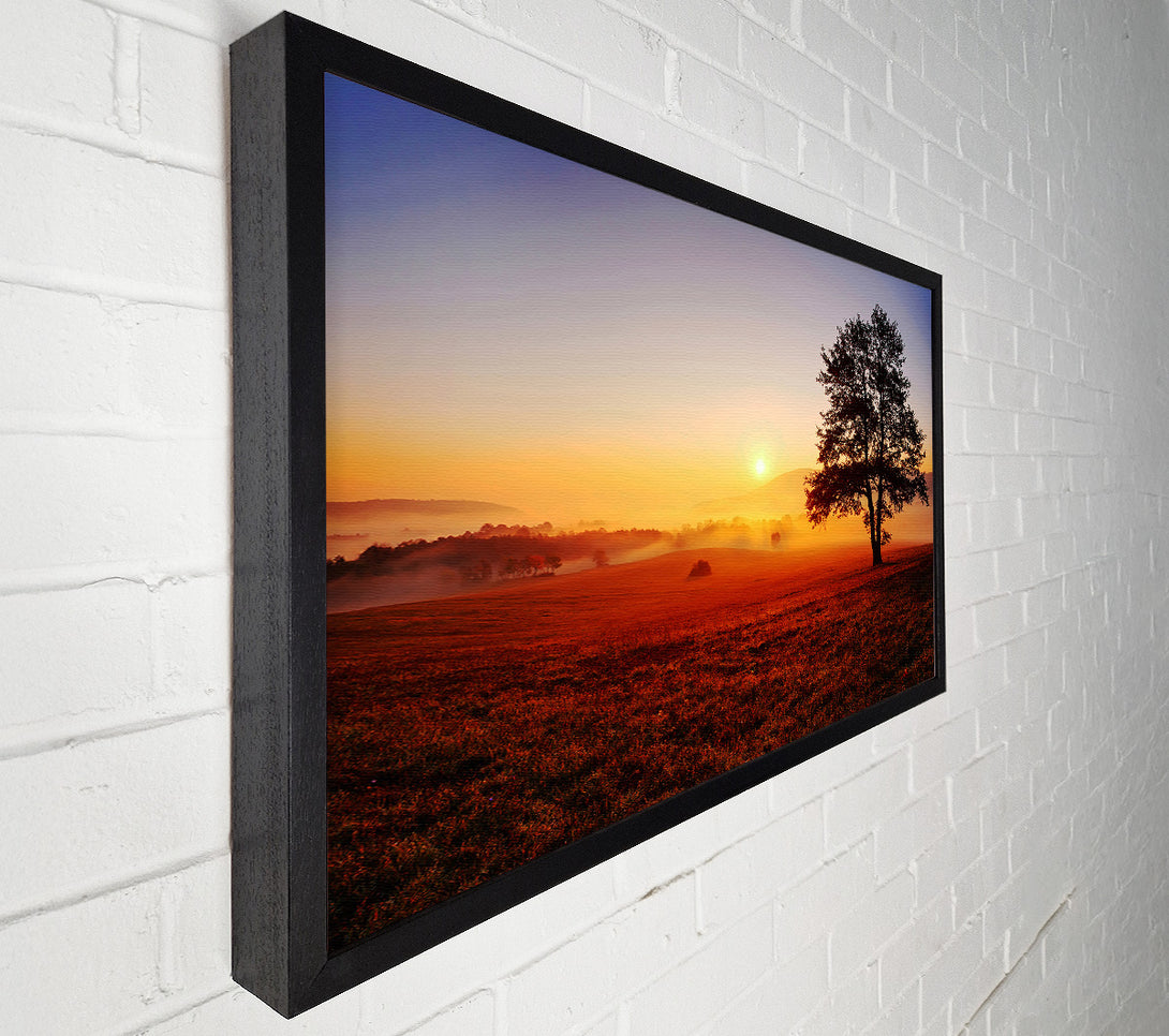  A Canvas Print of Autumn Fields Of Gold Canvas Print