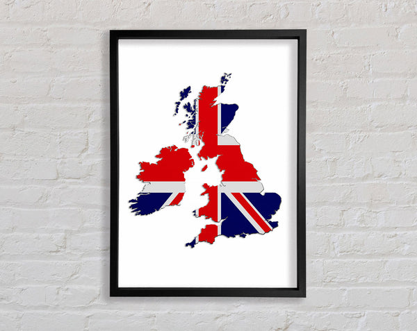 United Kingdom Flag 2 Framed Print