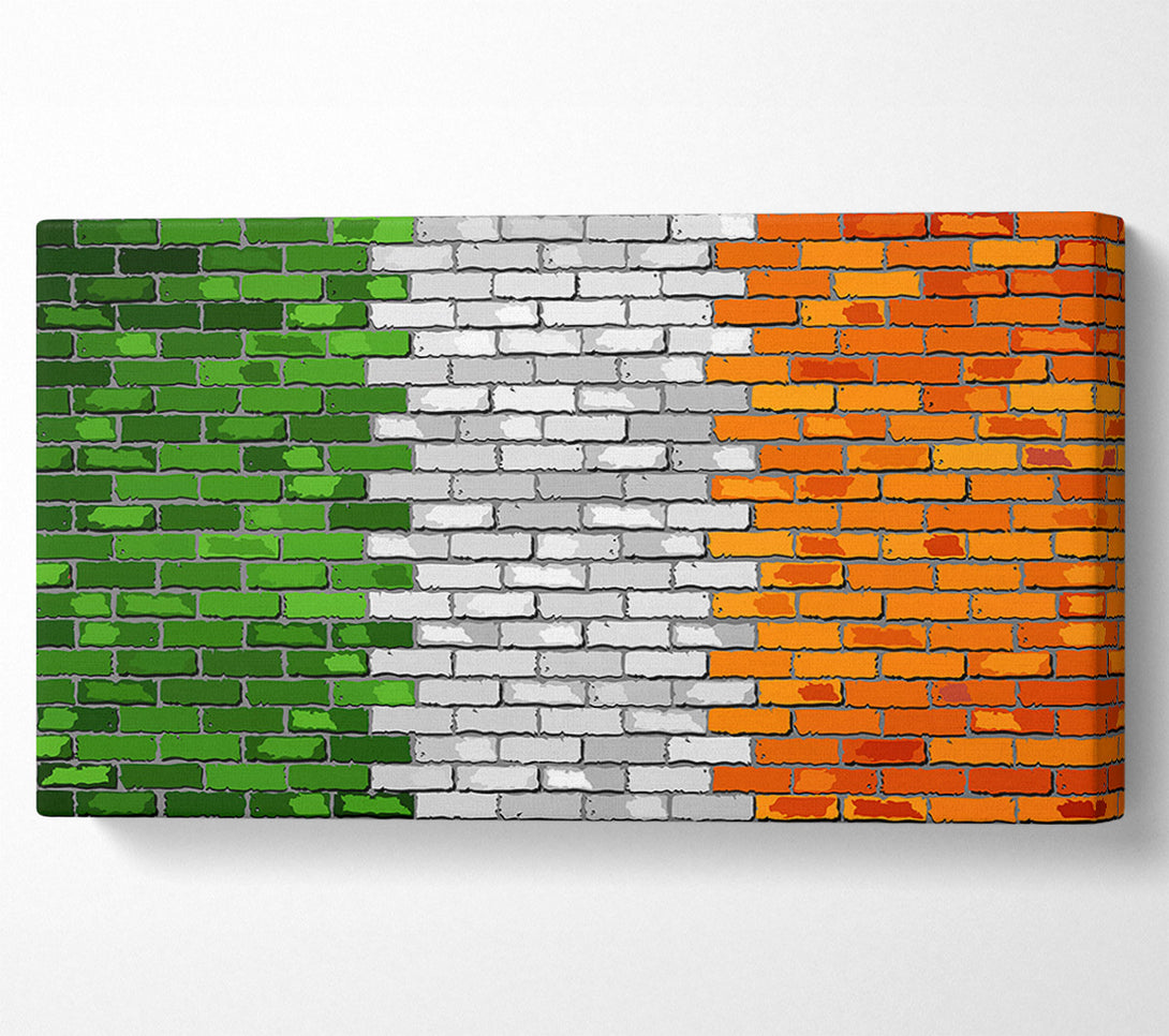  A Canvas Print of Irish Flag 2 Canvas Wall Art