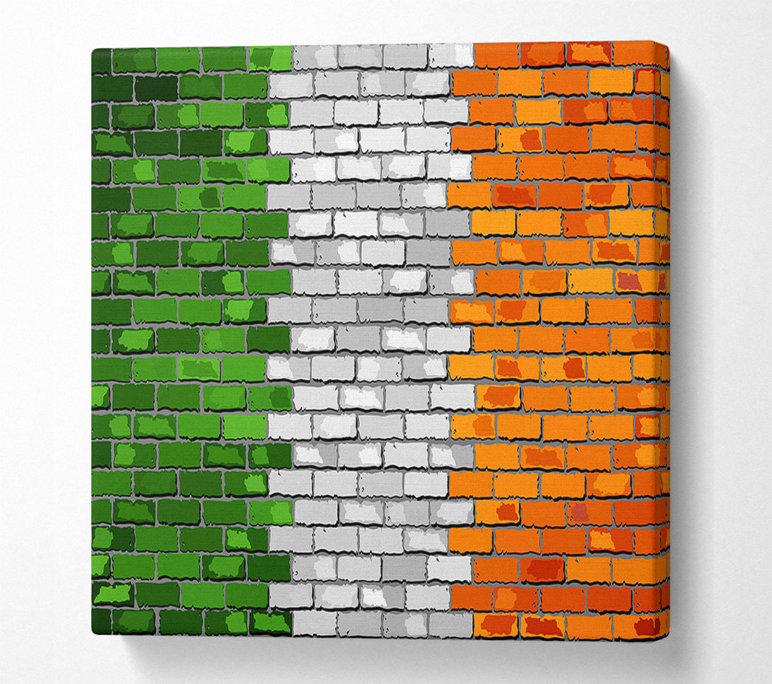  A Canvas Print of Irish Flag 2 Canvas Wall Art
