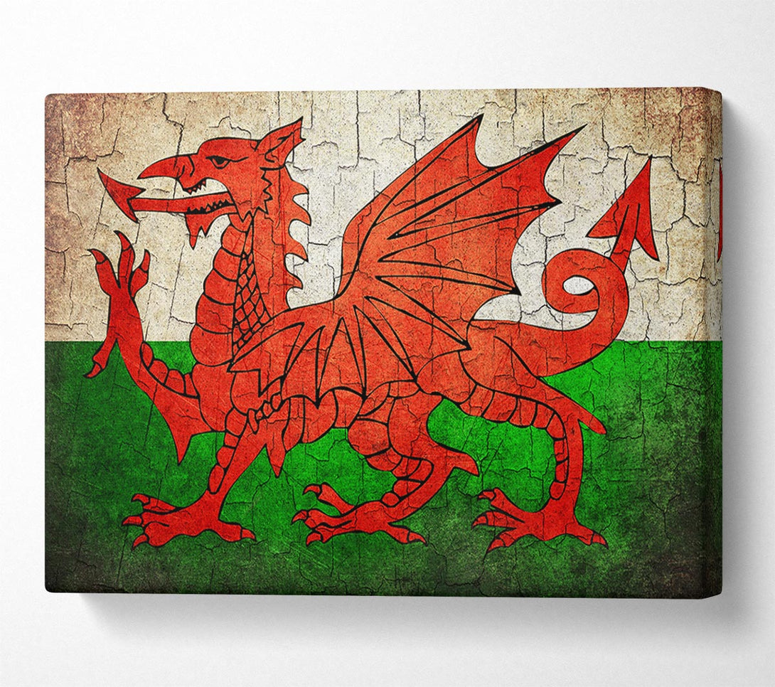  A Canvas Print of Welsh Dragon 2 Canvas Art