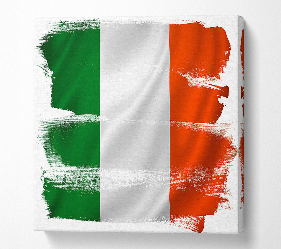  A Canvas Print of Irish Flag 1 Canvas Wall Art