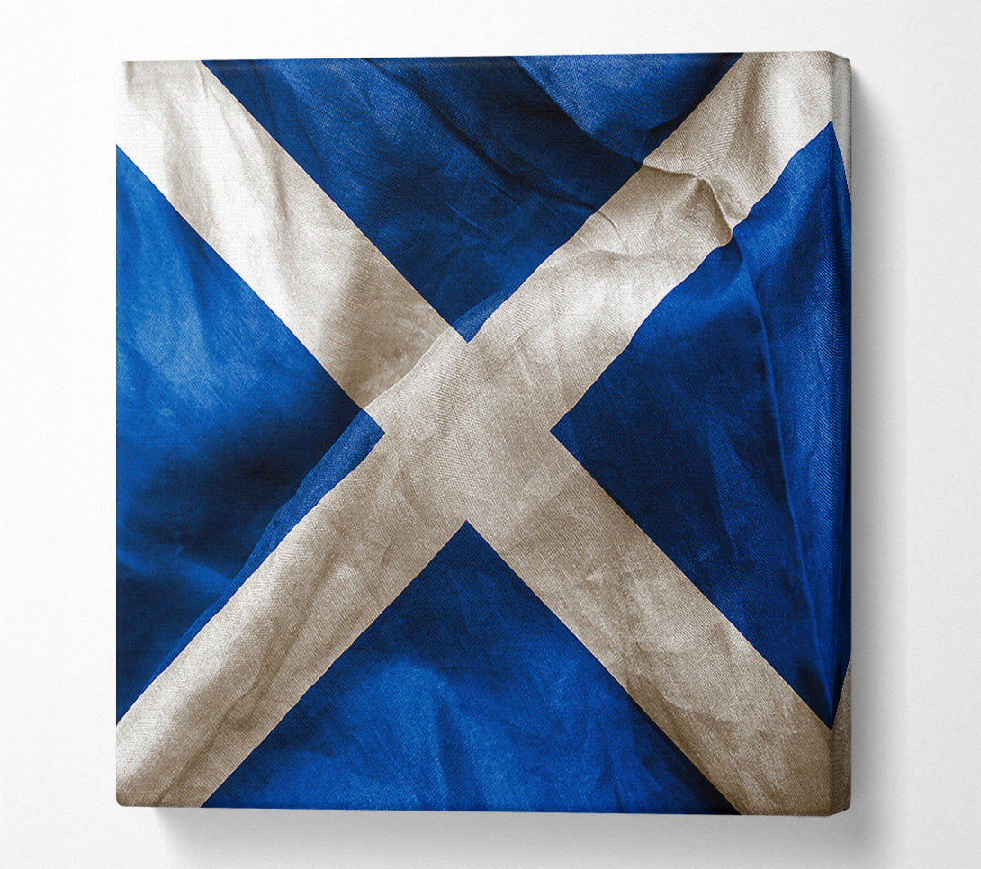  A Canvas Print of Scottish Flag 3 Canvas Art