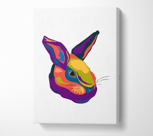  A Canvas Print of Pop Art Rabbit Canvas Art