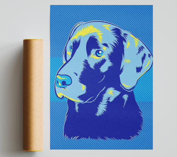 Pop Art Labrador Dog Giclee Print