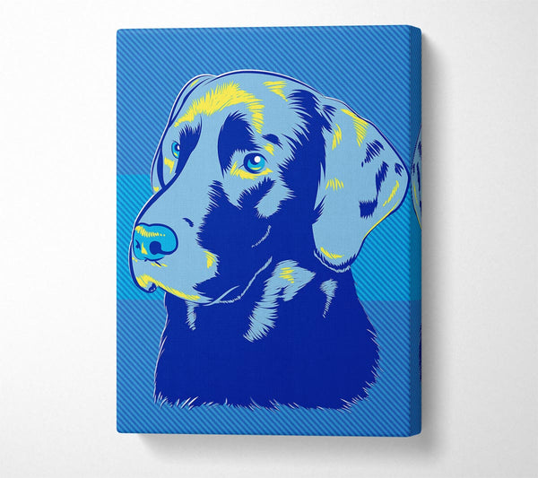  A Canvas Print of Pop Art Labrador Dog Canvas Wall Art