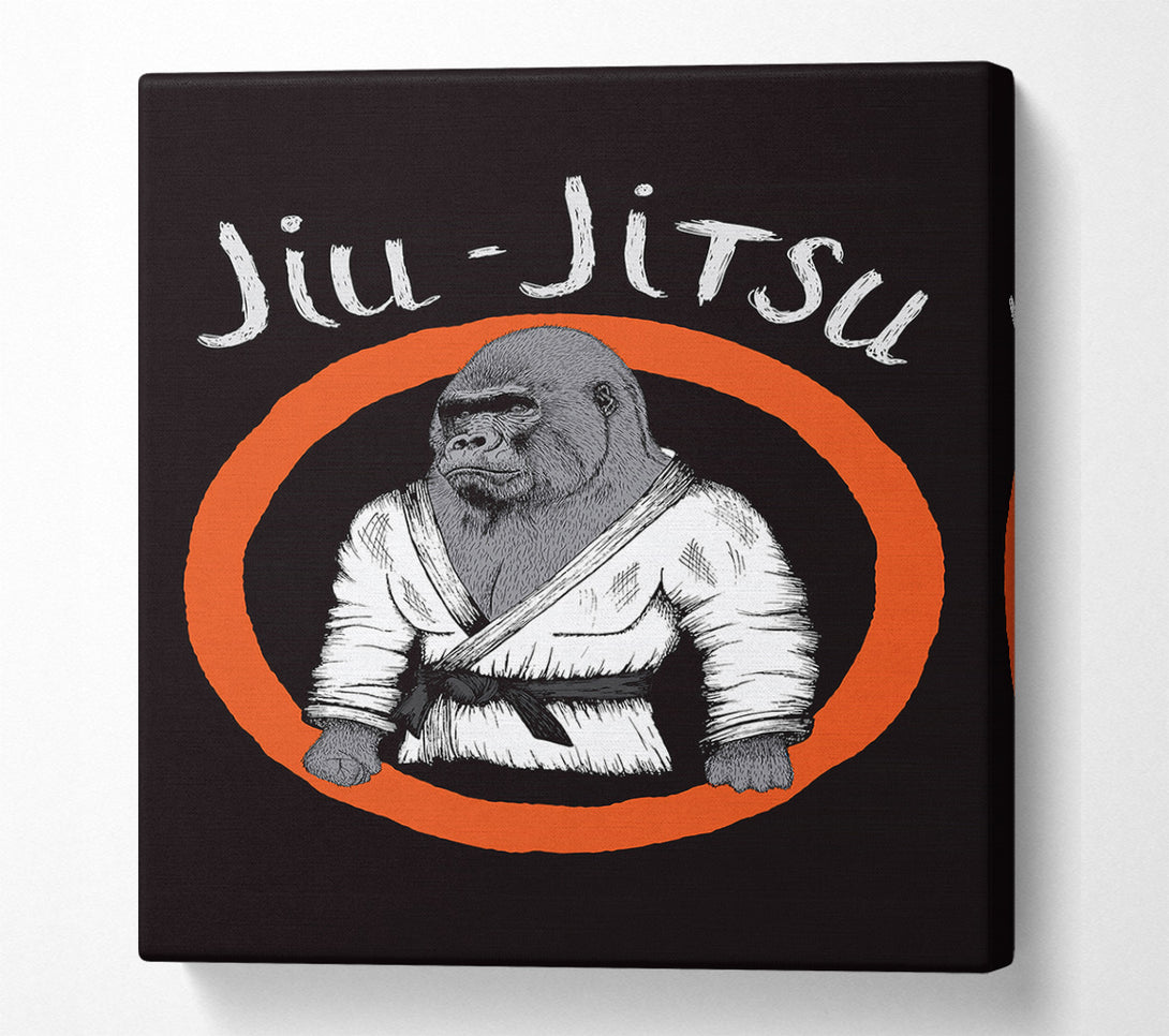  A Canvas Print of Jiu Jitsu Gorilla Canvas Print