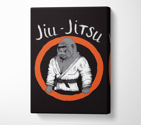  A Canvas Print of Jiu Jitsu Gorilla Canvas Print