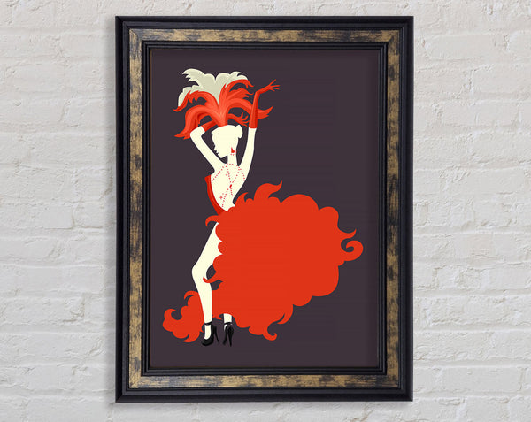 Show Girl Framed Print