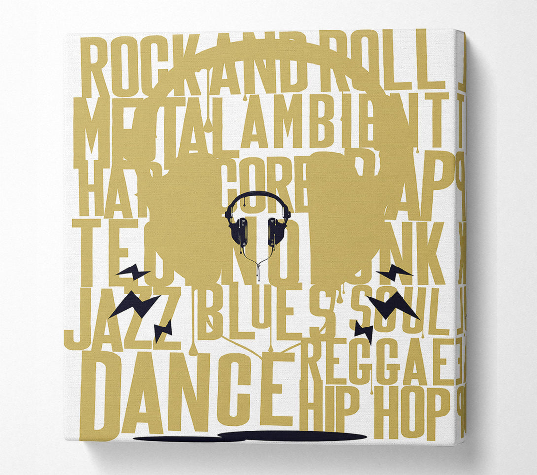  A Canvas Print of All Music Aloud Canvas Print