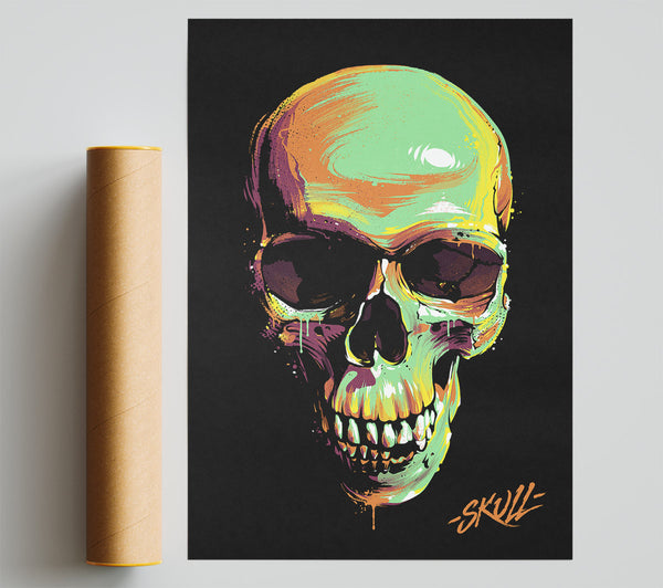 Pop Art Skull Giclee Print