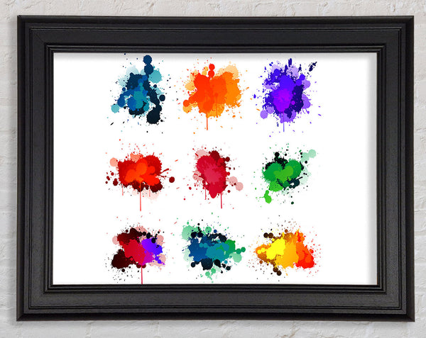 Chakra Colours 2 Framed Print
