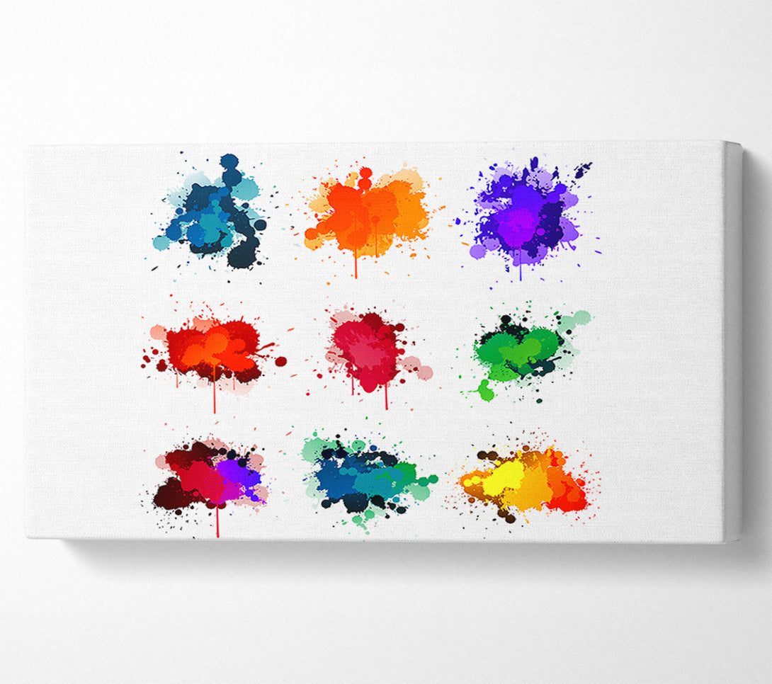  A Canvas Print of Chakra Colours 2 Canvas Wall Art