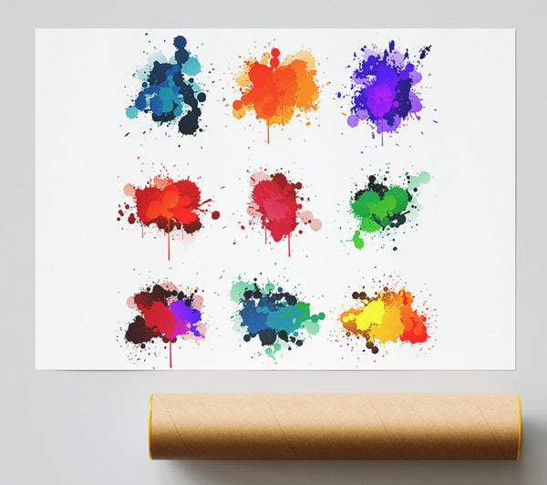 Chakra Colours 2 Poster