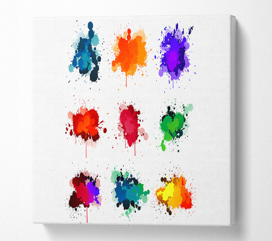  A Canvas Print of Chakra Colours 2 Canvas Wall Art
